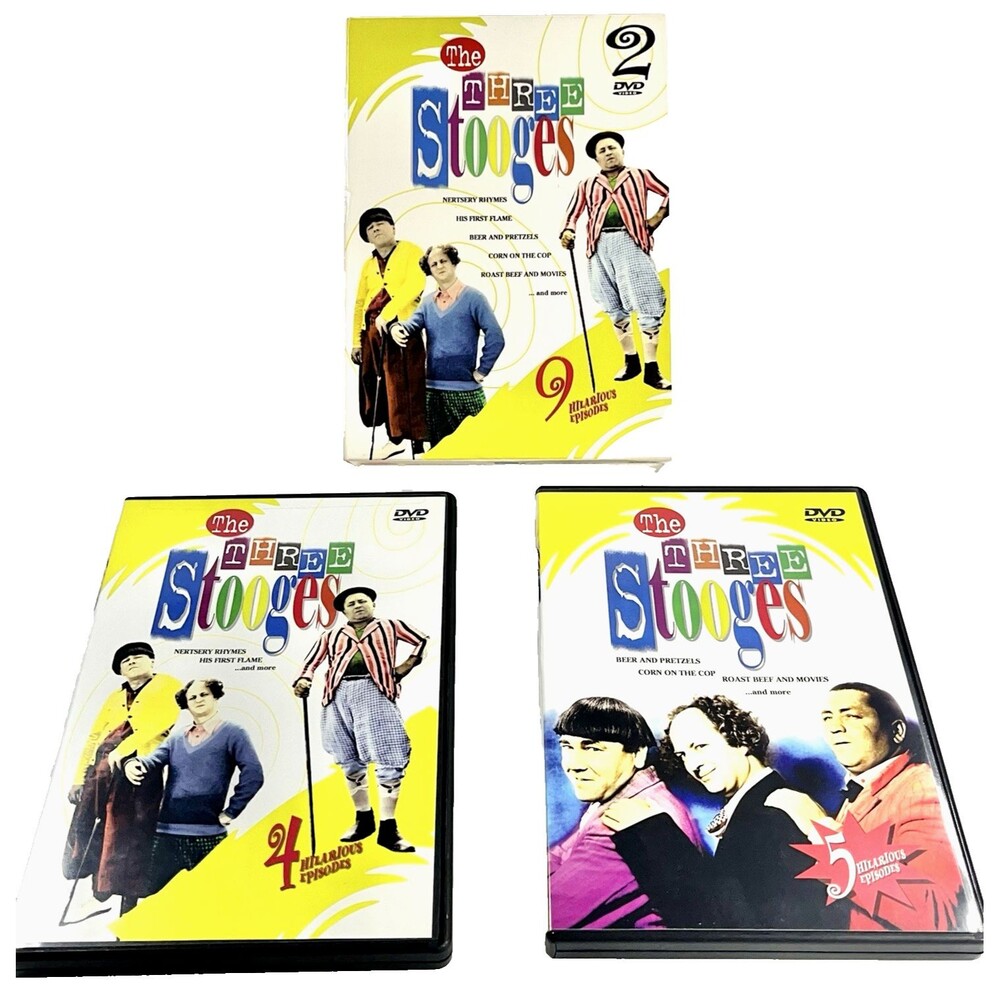 The Three Stooges DVD 2 Disc Set Vintage 2003 New Sealed DVDs